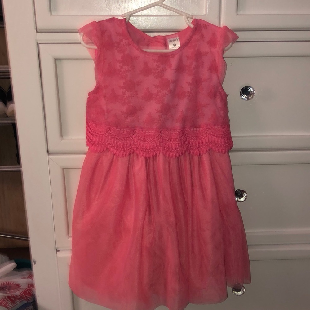 Coral dress